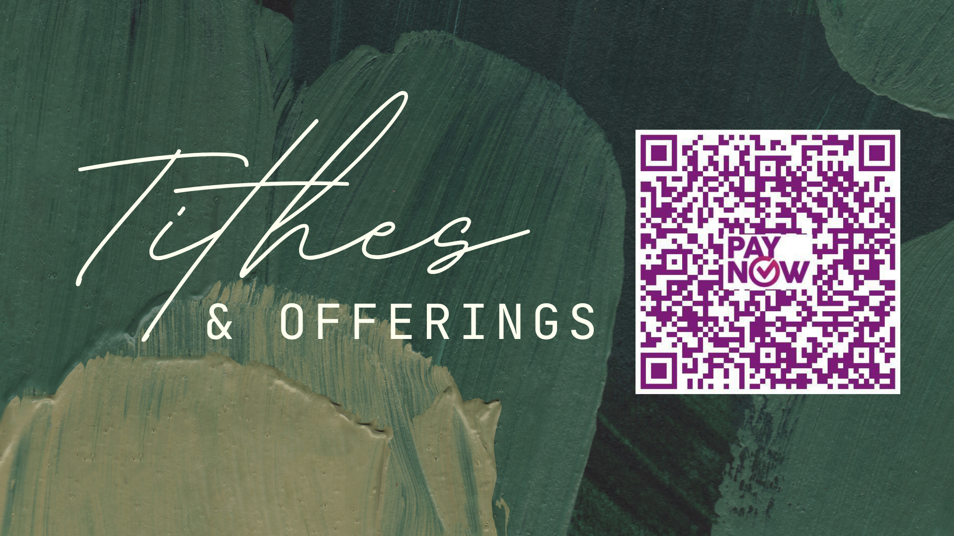 Tithes PayNow QR Code